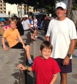 Nate nailed the mile and Joel came in 17th in his first 5K... that's out of all the adults... he even beat Coach Phil :)